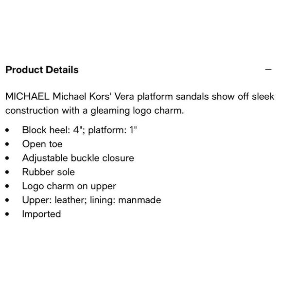Michael Kors Vera Charm Sandal NEW! - Picture 9 of 9
